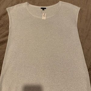 Talbots Silver Top NWT